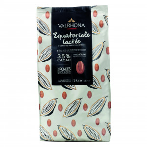 Equatoriale Lactée 35% milk chocolate Professional Signature beans 3 kg