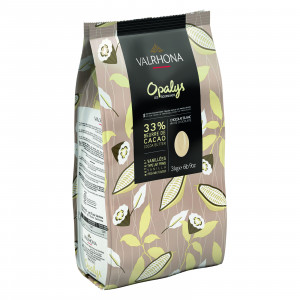 Opalys 33% white chocolate Gourmet Creation beans 3 kg