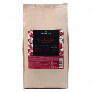 Kalingo 65% chocolat noir de couverture pur Grenade fèves 3 kg