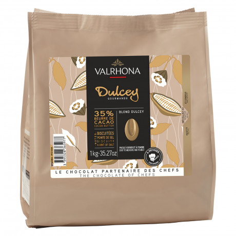 Dulcey 32% blond chocolate Gourmet Creation beans 1 kg