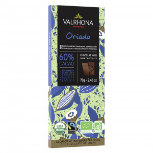 Oriado 60% organic and fair trade dark chocolate Blended Origins bar 70 g