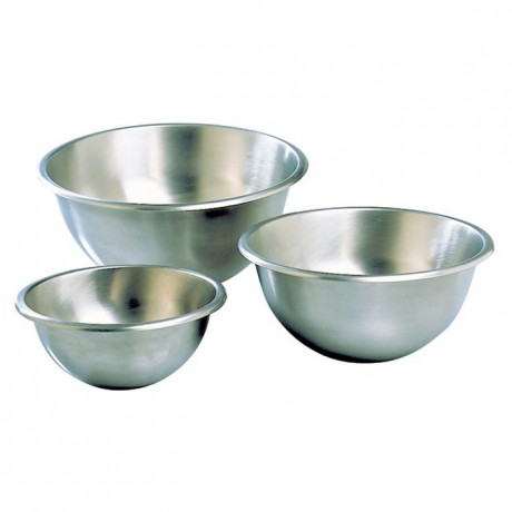 Hemispherical mixing bowl stainless steel Ø 200 mm