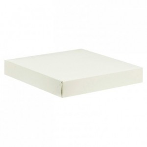 Boite à tarte blanche 160 x 160 mm (lot de 50)