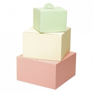 Insulator pink box for vacherin 230 x 230 x 130 mm (25 pcs)