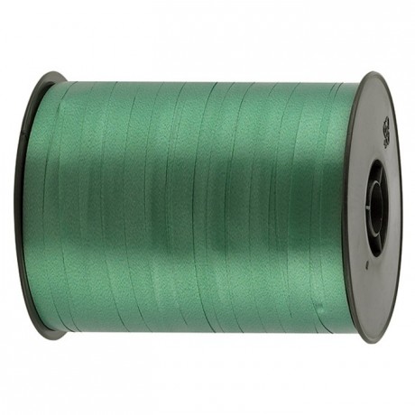 Gift wrap ribbon green 500 m x 7 mm