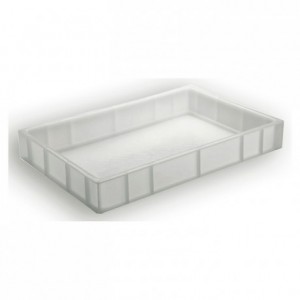 Stackable 600 x 400 x 100 mm tray (Openwork base and sides)