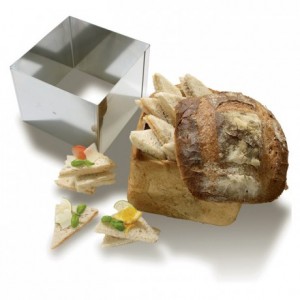 Sandwich surprise loaf square stainless steel 140 x 140 x 110 mm