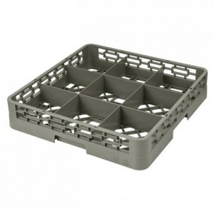 9-compartment dishwasher tray 152 x 152 x 100 mm