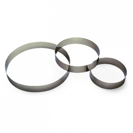 Cercle à entremet inox H35 Ø110 mm