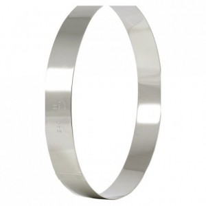 Entremets ring stainless steel Ø 200 mm H 35 mm