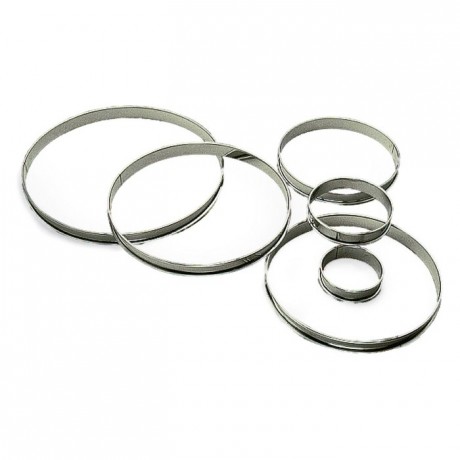 Cercle à tarte inox H20 Ø140 mm