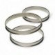 Tart ring stainless steel H27 Ø100 mm (pack of 6)