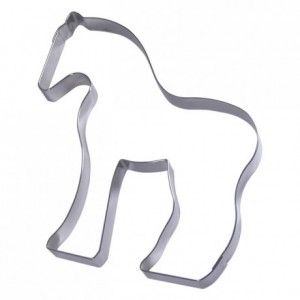 Horse stainless steel H15 160x155 mm