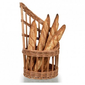 Wicker basket for bread Ø 280 mm H 855 mm