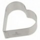 Coeur inox H30 65x60 mm