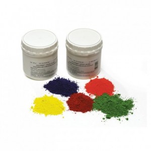 Food safe colouring powder (lacquer), Red