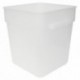 Square container for ingredients PP 22 L