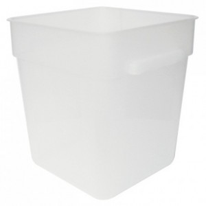 Square container for ingredients PP 22 L