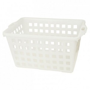 Perforated rectangular basket 630 x 450 x 320 mm