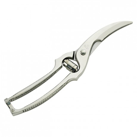 Poultry shears stainless steel handles