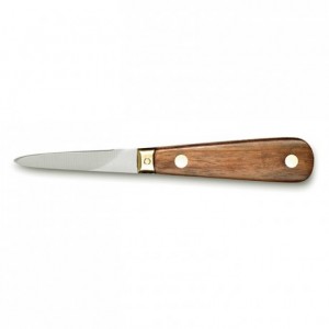 Oyster knife with brasilian rosewood handle
