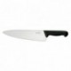 Couteau de cuisine Chef manche noir L 200 mm