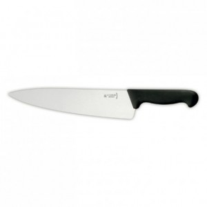 Couteau de cuisine Chef manche noir L 200 mm