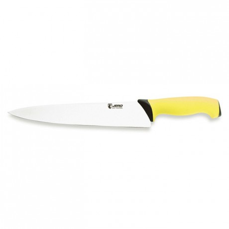 Kitchen knife yellow handle L 250 mm