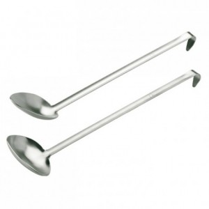 Straight basting spoon stainless steel L 370 mm