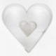 Cookie Cutter Heart in Heart 4,5 cm