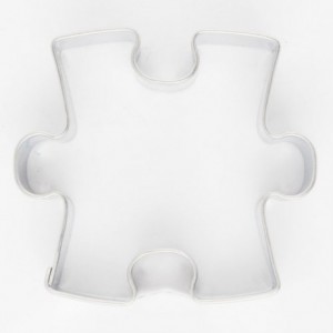 Cookie Cutter Piece of a Puzzle 4,5 cm