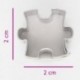 Cookie Cutter Piece of a Puzzle 2 cm