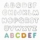 Découpoir PME alphabet 26 pièces