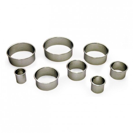 Découpoir rond uni inox Ø50 mm (lot de 3)