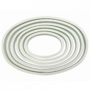 PME Plastic Cutter Oval Set/6