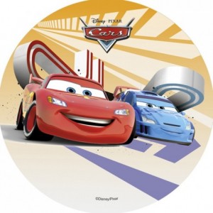 Wafer paper disc Cars 22 cm
