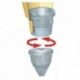 Pack of 2 ridged nozzles D8