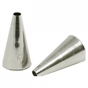 Plain tubes Ø 15 mm stainless steel (2 pcs)