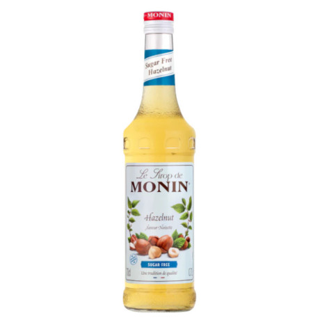 Sirop noisette sans sucre Monin 70 cL