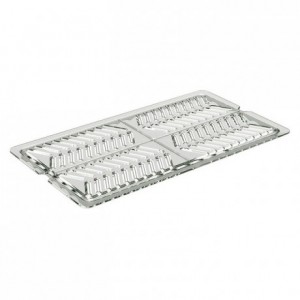 Drainer for gastronorm container Cristal + GN 1/6
