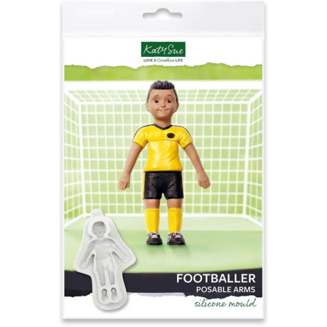 Moule silicone Katy Sue footballeur