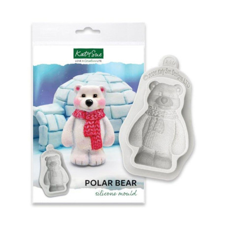 Katy Sue Polar Bear Silicone Mold