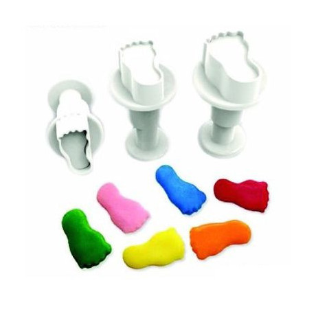 Dekofee Foot Plunger Cutters (Set of 3)