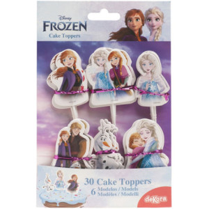 Cake Topper Dekora Frozen (lot de 30)