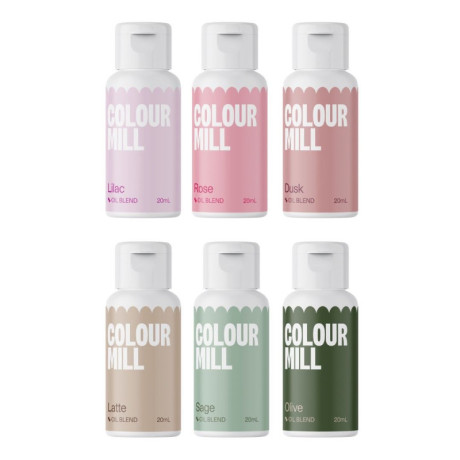 Colorant Colour Mill Oil Blend kit 6 couleurs Botanicals