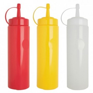 Flexible squeeze bottles red 35cl