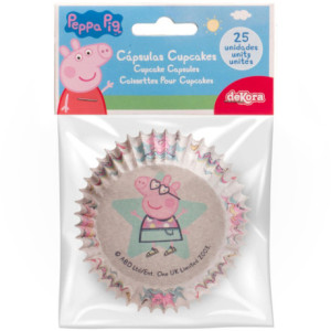 Caissettes à cupcakes Dekora Peppa Pig (lot de 25)