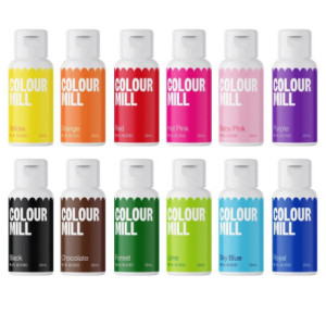 Colorant Colour Mill Oil Blend kit 12 couleurs Kickstarter