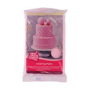 Pâte à sucre de couverture FunCakes rose bébé 500 g