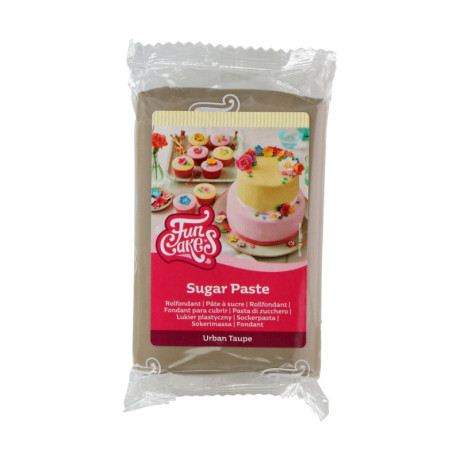 FunCakes Sugar Paste Soft Taupe 250 g